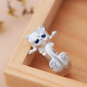 Cute Kitten Ring