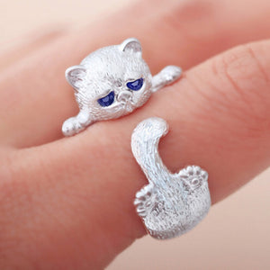 Cute Kitten Ring