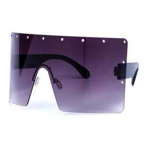 Oversized Women Gradient Sunglasses  Rimless